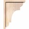 Ekena Millwork New Brighton Smooth Corbel w/Backplate, Douglas Fir, 5 1/2"W x 12"D x 16"H COR06X12X16NEB01SDF - alternate 3